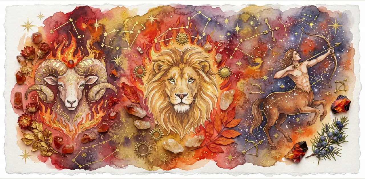 Fire Sign Bios: Aries, Leo, Sagittarius