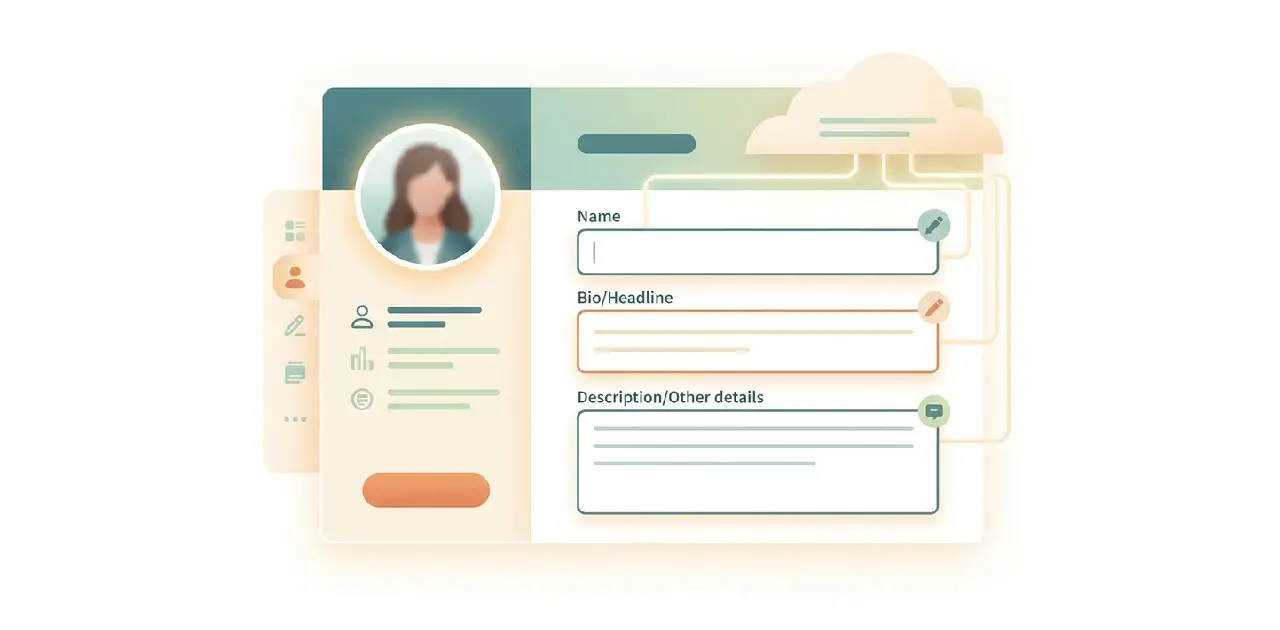 The Three Text Fields on Your Profile  