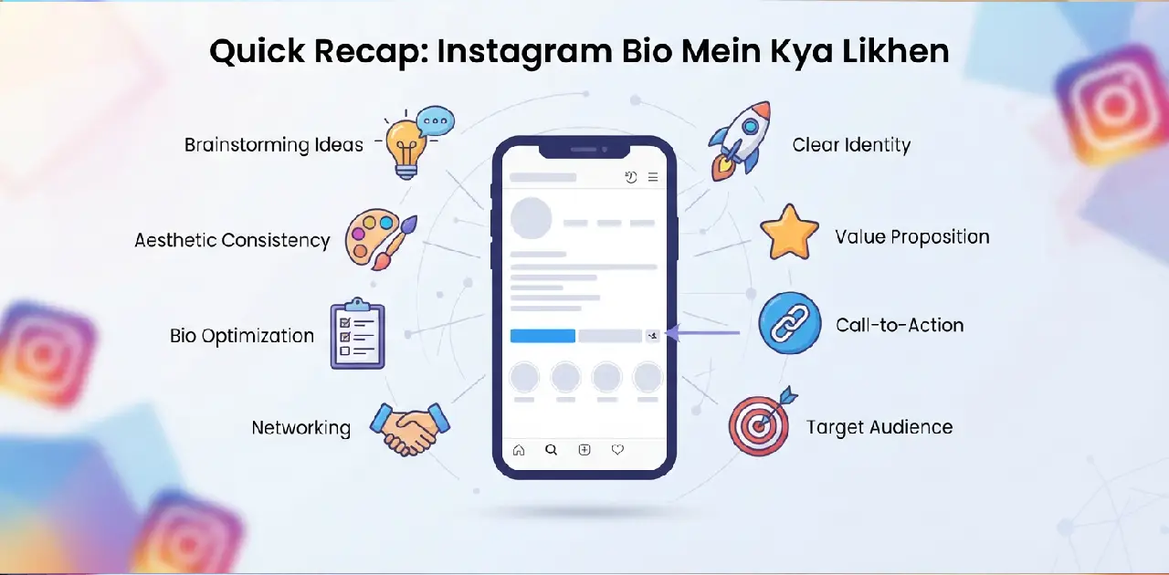 Quick Recap: Instagram Bio Mein Kya Likhen